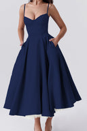 Robe Midi Femme - Coupe Élégante et Tissu Premium